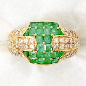 エメラルドリング 1.38ct