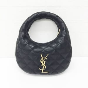 サンローラン イカリーノ 黒 キルティングナッパレザー 851689