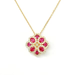 ルビーネックレス 1.86ct