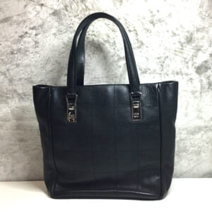 シャネル チョコバーステッチ トートバッグ キャビアスキン