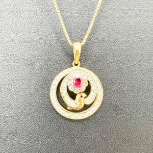 ルビーネックレス 0.52ct