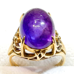 アメシストリング K18を含む総重量5.7g 13号