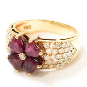 ヴァンクリーフ＆アーペル アントワネットリング K18YG 5.8g #11.5