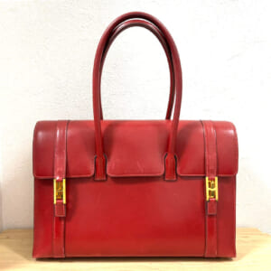 エルメス ドラッグII MM ボックスカーフ ゴールド金具