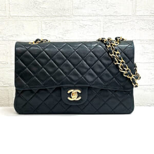 シャネル マトラッセ チェーンショルダーバッグ ラムスキン ゴールド金具 A01112