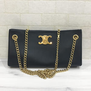 セリーヌ ミディアムニュースペーパー ブラック 114253FDU.38NO