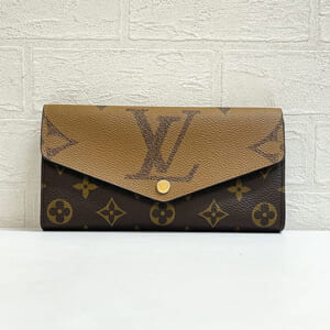 ルイヴィトン モノグラムジャイアントリバース ポルトフォイユサラ M80726