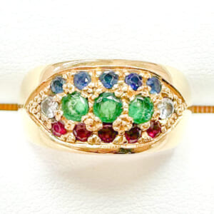 エメラルドリング 0.36ct