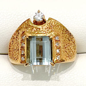 アクアマリンリング 2.76ct