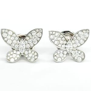 グラフ パヴェバタフライ ダイヤモンドスモールスタッドイヤリング RGE1152