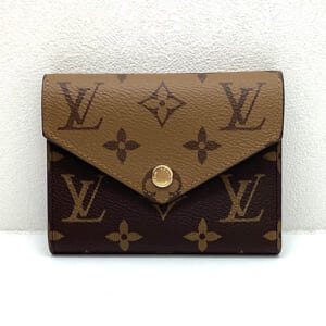 ルイヴィトン モノグラムリバース ポルトフォイユヴィクトリーヌ M81557