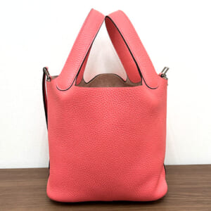 エルメス ピコタンロック トリヨンクレマンス ローズアザレ シルバー金具