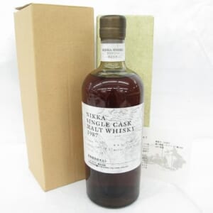 余市 シングルカスクモルト 1987-2005 箱/冊子付