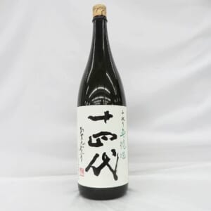 十四代 純米吟醸 中取り 無濾過 1800ml 2025