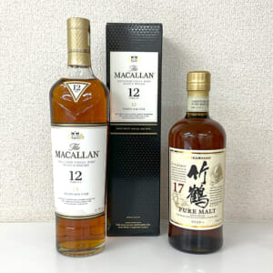 竹鶴 17年 ピュアモルト 箱無し など2点