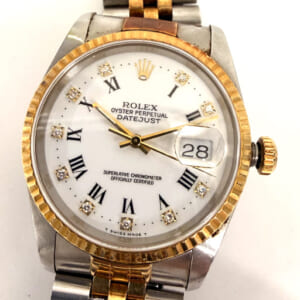 ロレックス デイトジャスト リューズ不良 16233