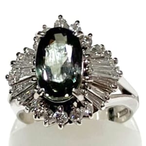 アレキサンドライトリング 2.18ct