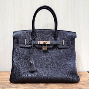 エルメス バーキン 30 トリヨンクレマンス 黒 シルバー金具