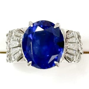 サファイアリング 13.1ct