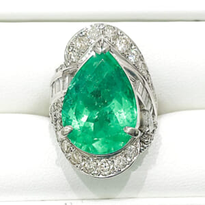 エメラルドリング 10.16ct