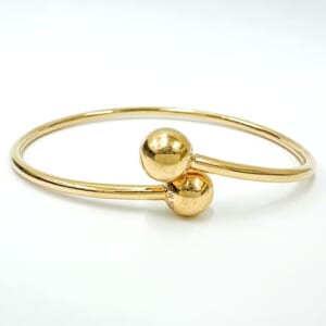 ティファニー ハードウェア ボールバイパスバングル