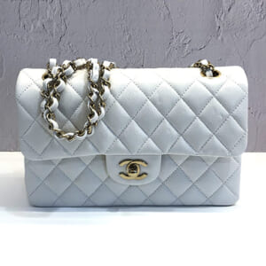 シャネル マトラッセ チェーンショルダーバッグ 23 キャビアスキン ゴールド金具 未使用 A01113