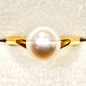 ミキモト 真珠リング 8.3mm 9号
