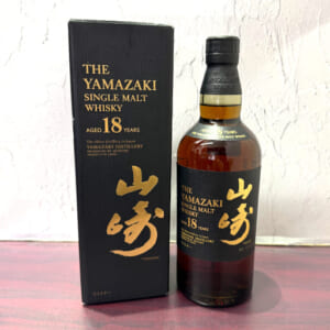 山崎 18年 シングルモルト 旧品(トップ3行) 箱有り