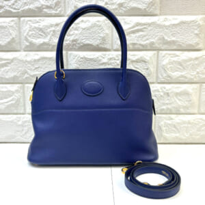 エルメス ボリード 27 ブルーアンクル