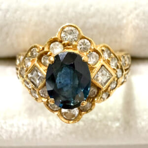 サファイアリング 1.34ct