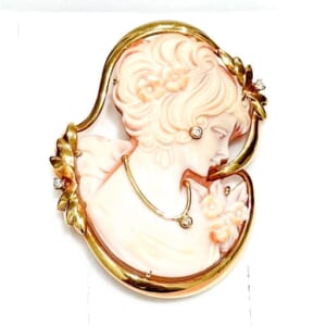 ダイヤモンドブローチ 0.07ct