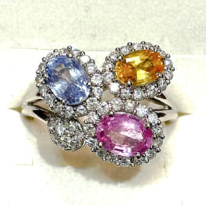 サファイアリング 3.87ct