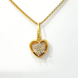 ダイヤモンドネックレス K18