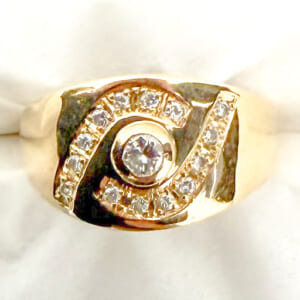 ダイヤモンドリング 0.12ct