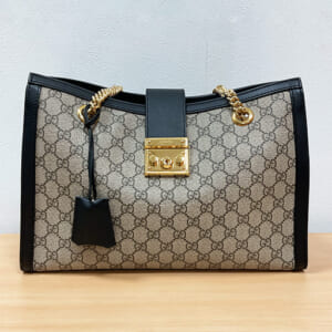 グッチ GGスプリーム パドロックチェーントートバッグ 479197