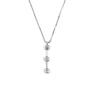 ダイヤモンドネックレス K18