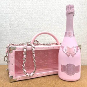 エンジェル ドゥミセック ロゼ ピンク レザータイプ