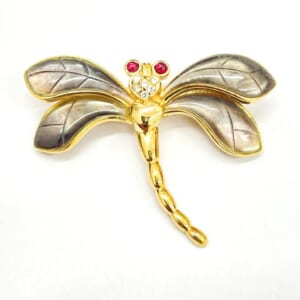 ダイヤモンドブローチ 0.06ct