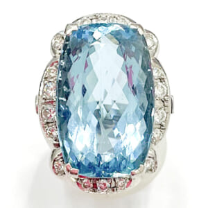 アクアマリンリング 19.98ct