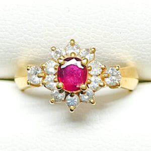 ルビーリング 0.37ct