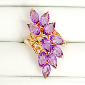 アメシストリング K18