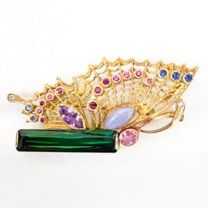 グリーントルマリンブローチ 10.14ct