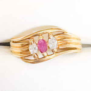 ルビーリング K18