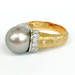 真珠リング 10.7mm