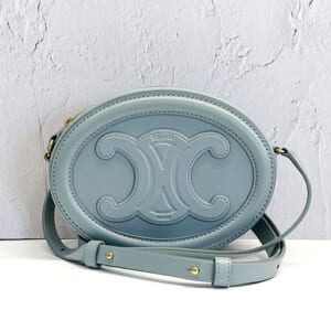セリーヌ トリオンフ オーバルパース キュイルショルダーバッグ 10I703DPQ 