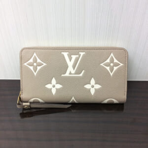 ルイヴィトン モノグラムアンプラント ジッピーウォレット M69794 トゥルトレール クレーム