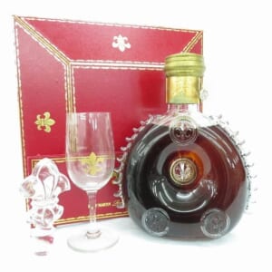 レミーマルタン ルイ13世 四角形箱 バカラボトル/冊子/替栓/グラス付