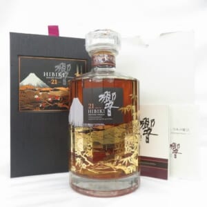 響 21年 意匠ボトル 『花鳥風月』 箱/冊子付