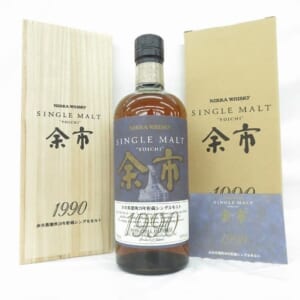 余市 1990 20年貯蔵 シングルモルト 外箱/木箱/冊子付