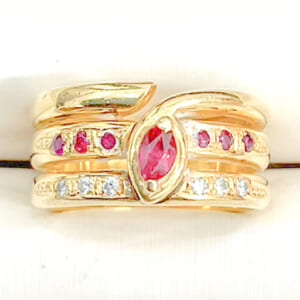 ルビーリング 0.390ct